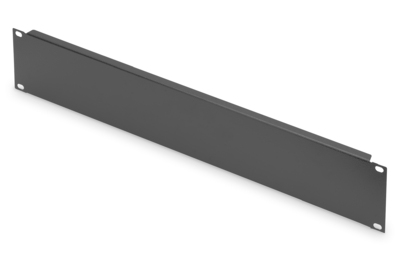 Abdeckplatte 2HE Blindabdeckung 483mm schwarz