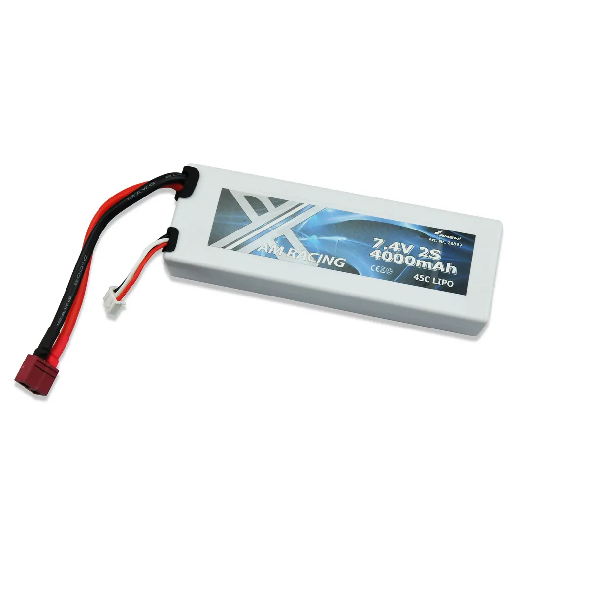Zubehör LiPo Akku 2S  7,4V 4000mAh 45C Hardcase DEANS