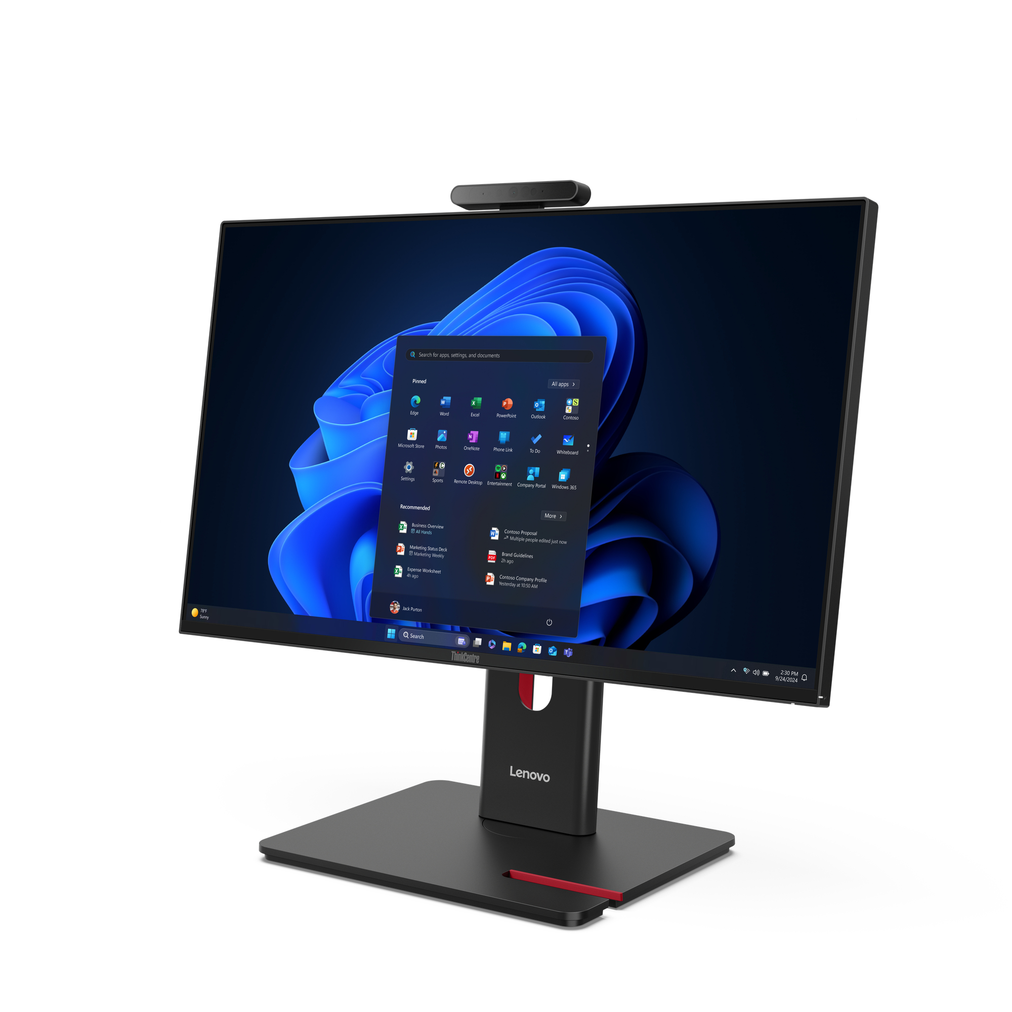 23,8" Full HD All-in-One Business-PC | Intel Core Ultra 5 235 | 16GB DDR5 RAM | 512GB SSD | Intel Graphics | Windows 11 Pro