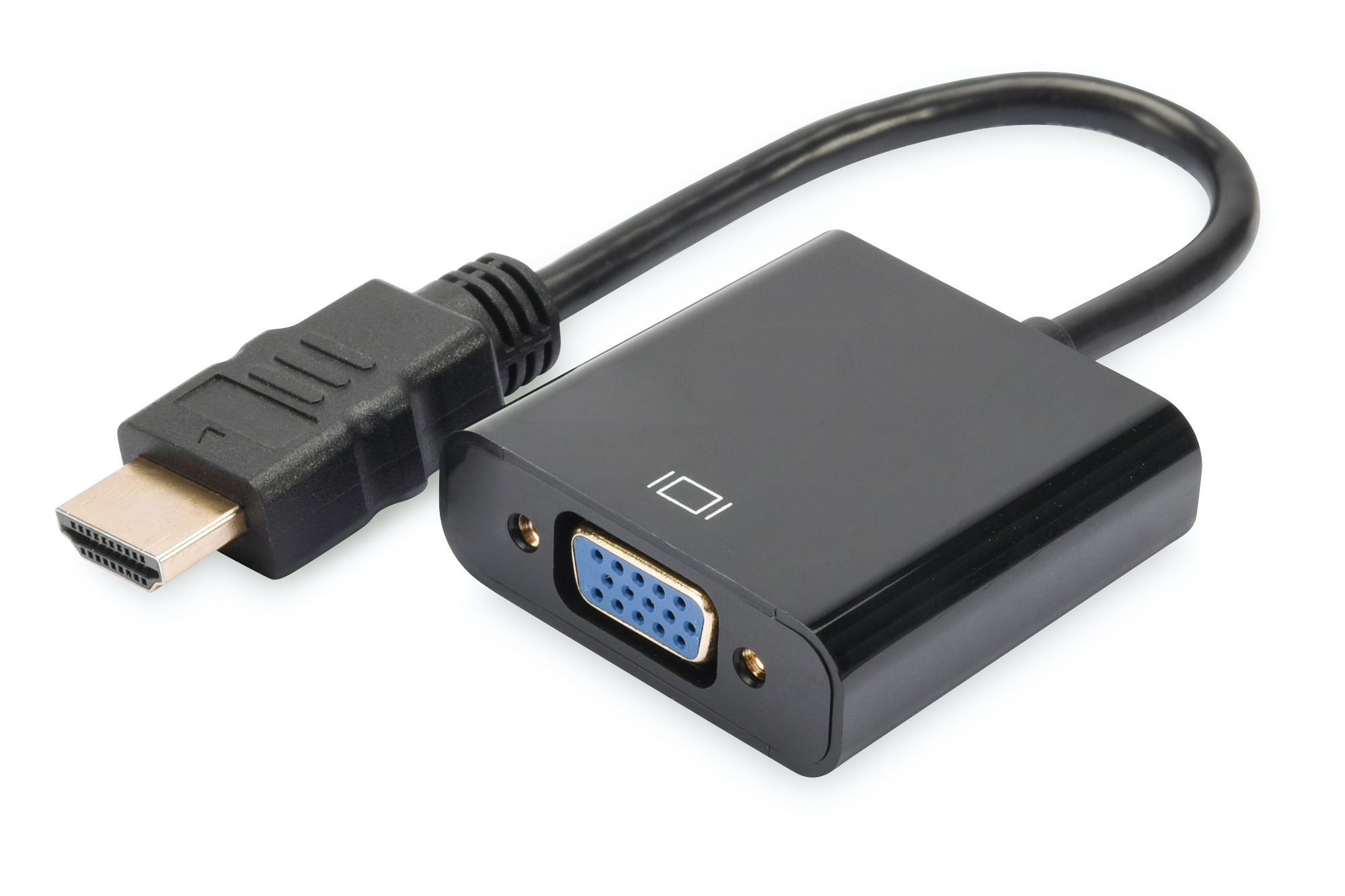 HDMI-Konverter HDMI-A -> VGA(D-Sub) schwarz