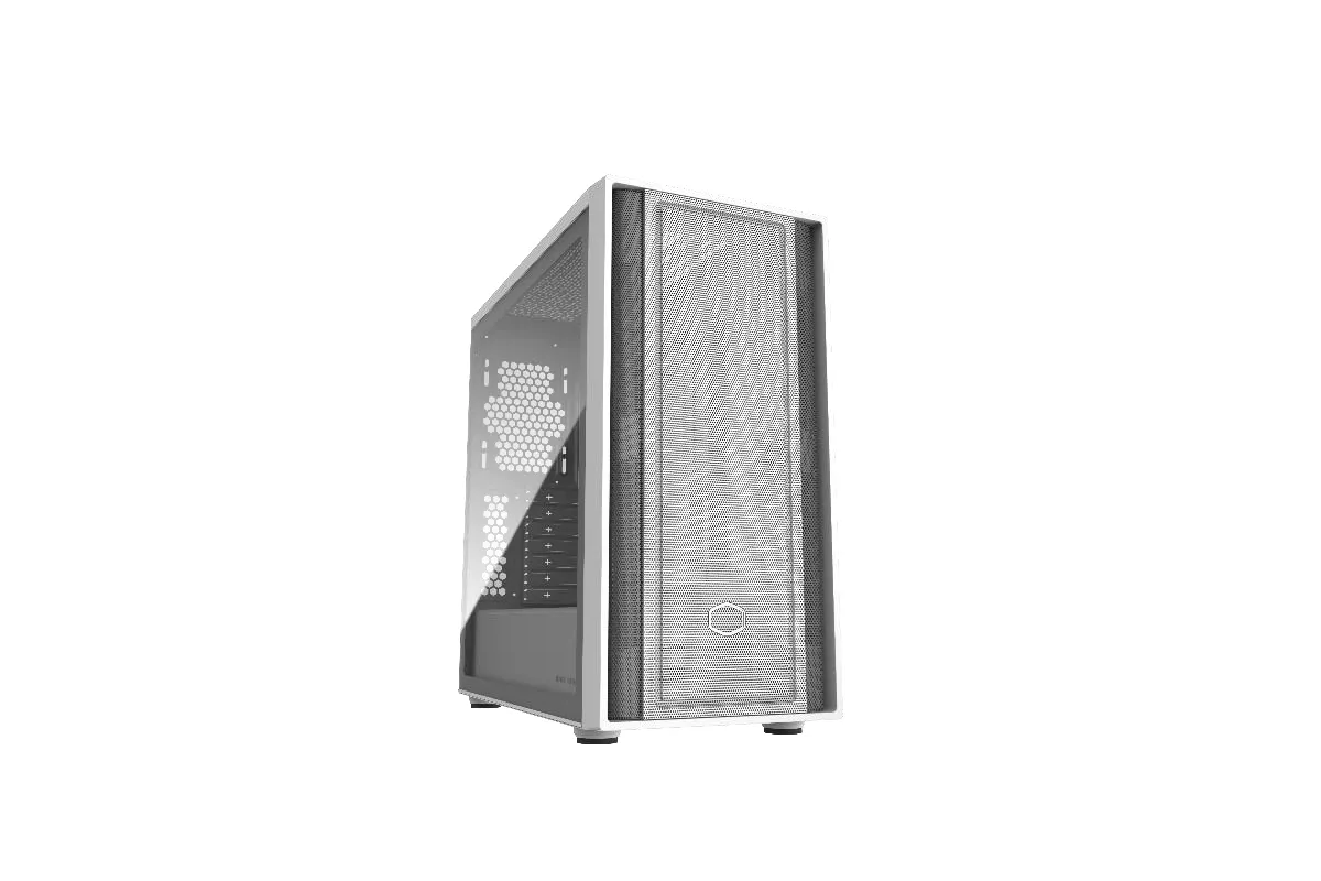 MasterBox 600 Lite White | E-ATX Midi-Tower | Tempered Glass | USB-C | GPU bis 410 mm