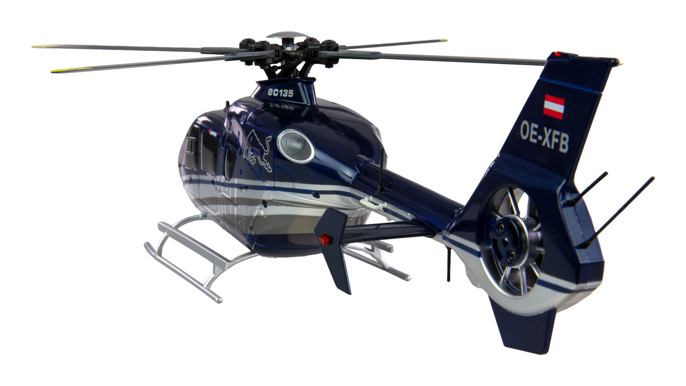 RC Helikopter EC135 Li-Po Akku 400mAh blau/schwarz