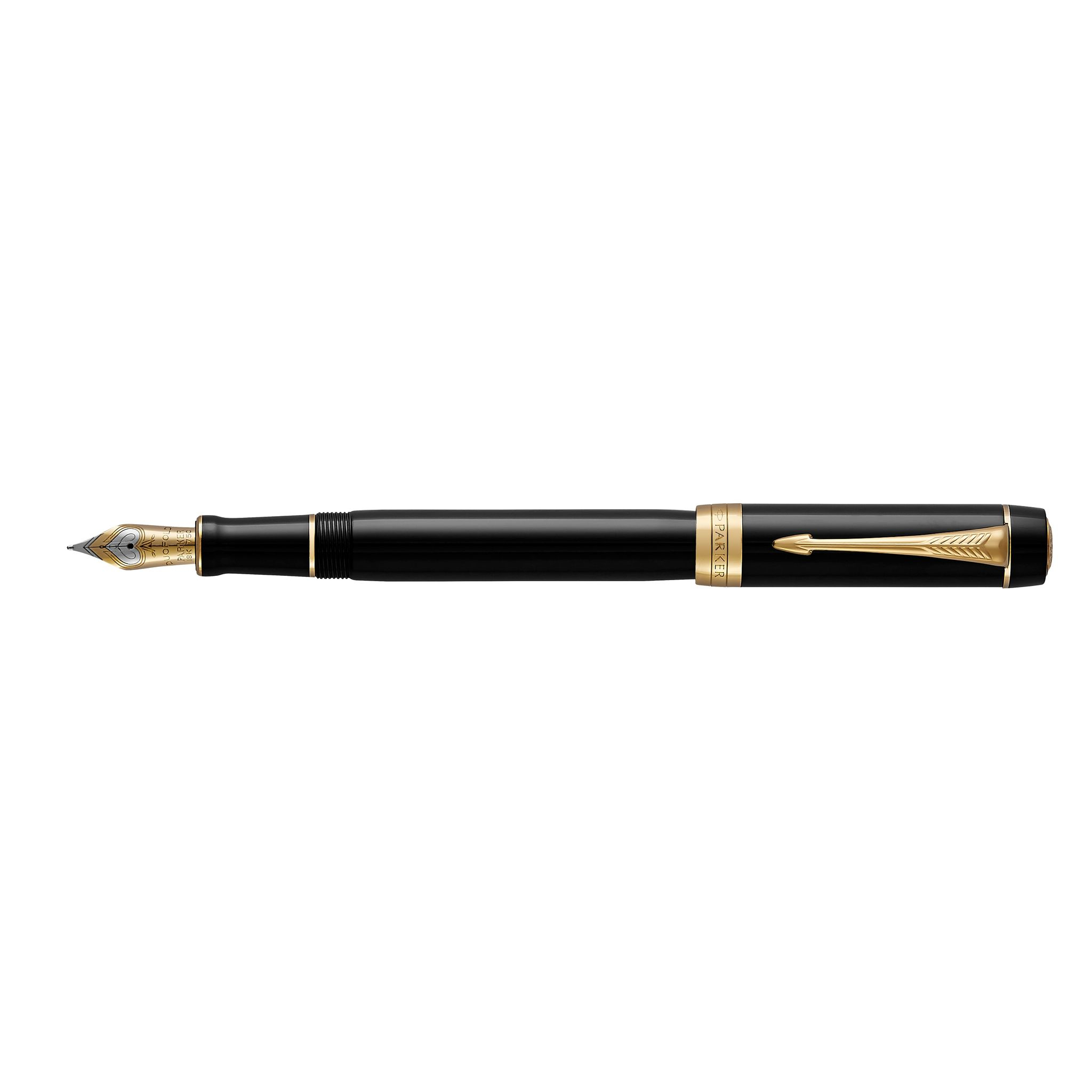 Duofold Classic Black 18K G.C. Füllfederhalter Centennial | Federbreite M | Schreibfarbe Schwarz | in Geschenkbox