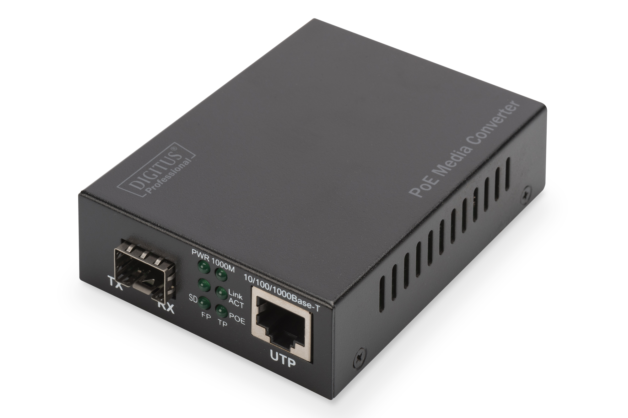 Konverter Gigabit PoE Media SFP/RJ45