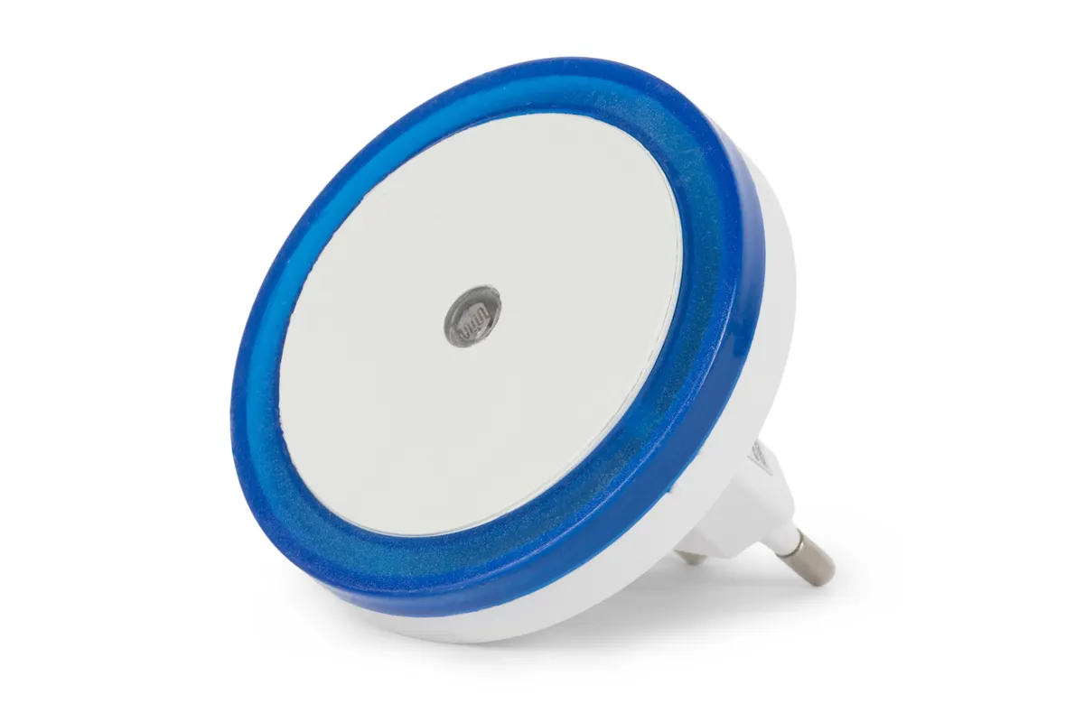Nachtlicht 0.5W Kreis KW Blau Dämmerungssensor