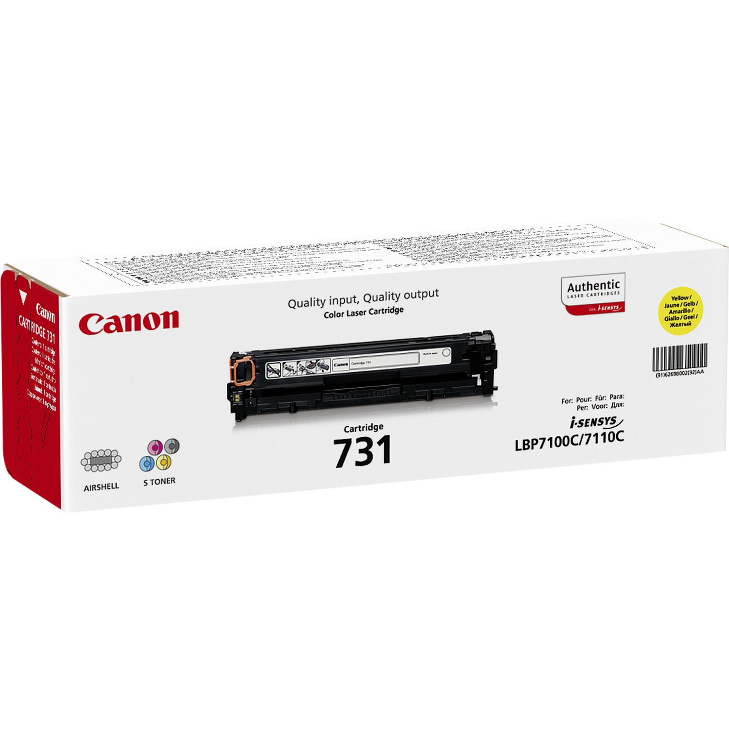 Canon 731 Y - Gelb - Original - Tonerpatrone