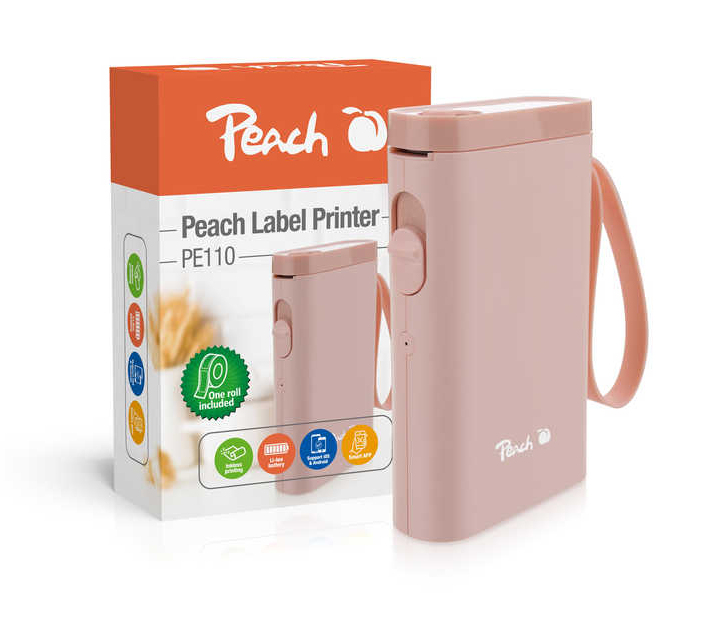 Label Printer PE110 pink retail