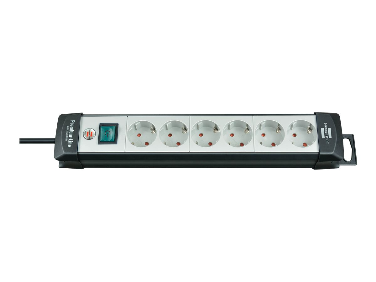 Steckdosenleiste | Premium-Line 6x 5m sw