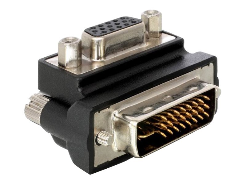 DELOCK DVI Adapter DVI(24+5) -> D-Sub15 St/Bu 90°