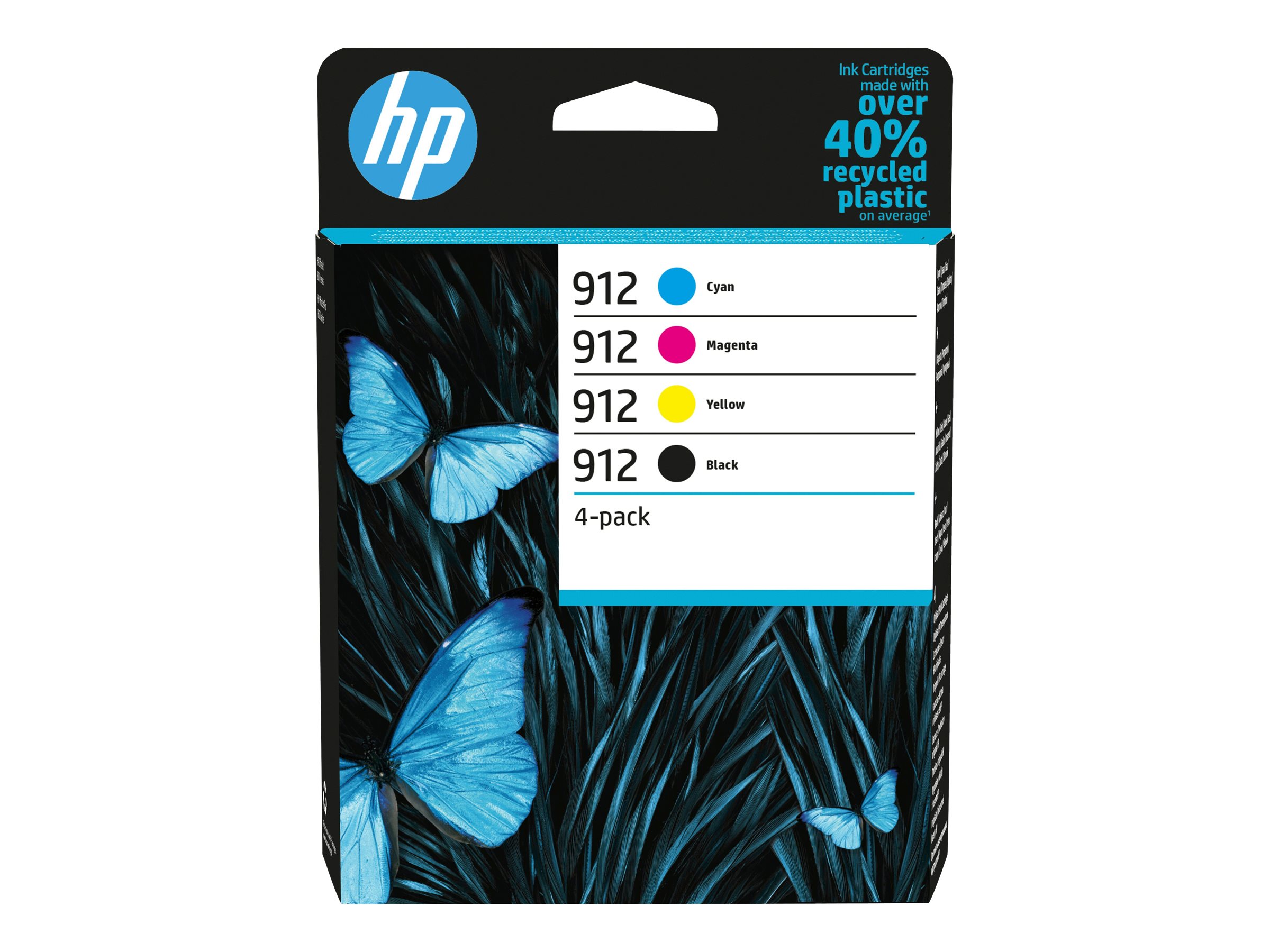 912 Combo Pack - 4er-Pack - Schwarz, Gelb, Cyan, Magenta
