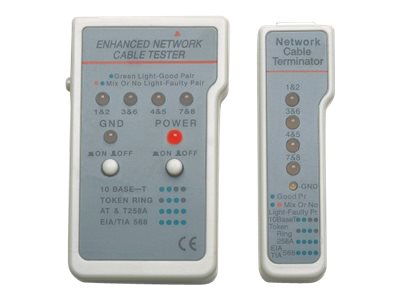 Intellinet Multifunktions-Kabeltester, RJ45/RJ11