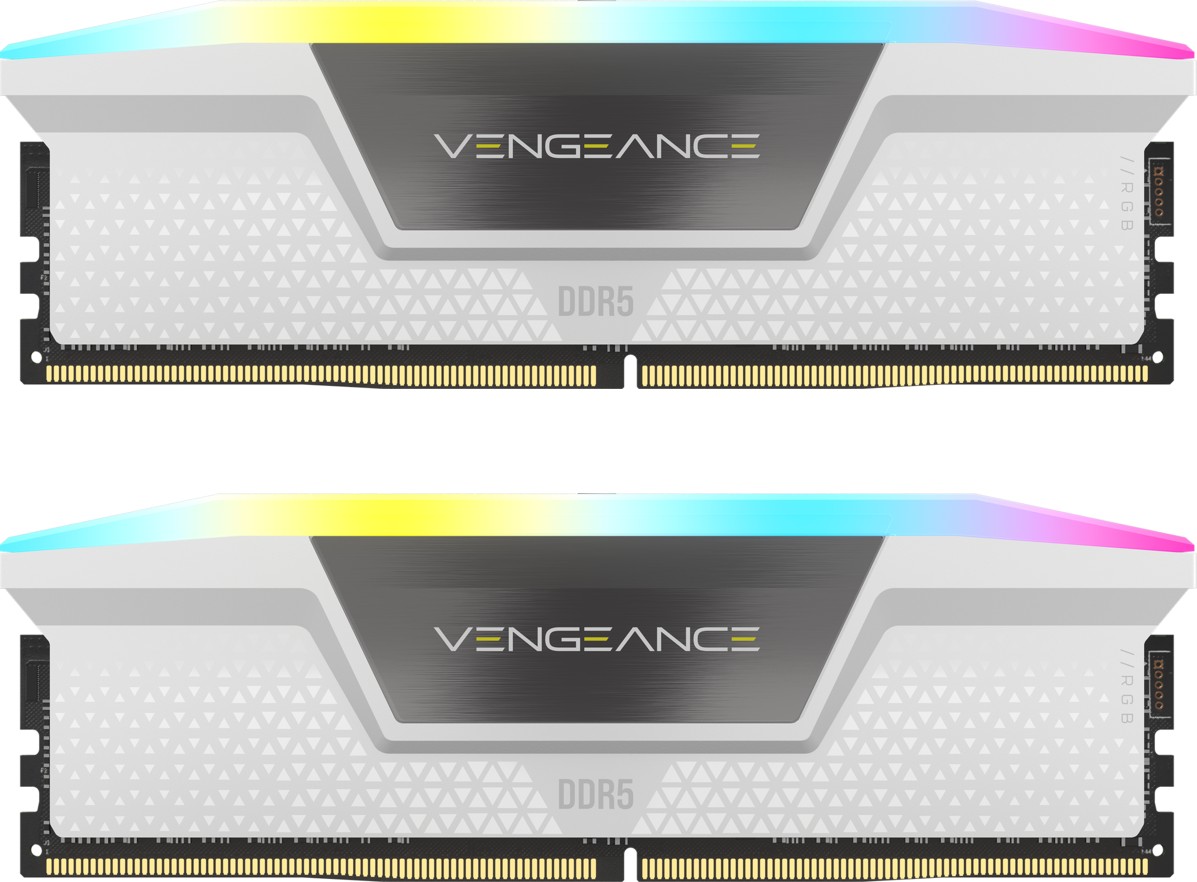 2x 16GB (32GB Kit) DDR5-5600 Corsair Vengeance RGB weiß CL40 (Intel XMP)