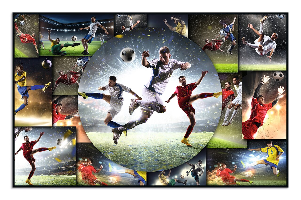Schreibunterlage Fußball 55x35 3Stk