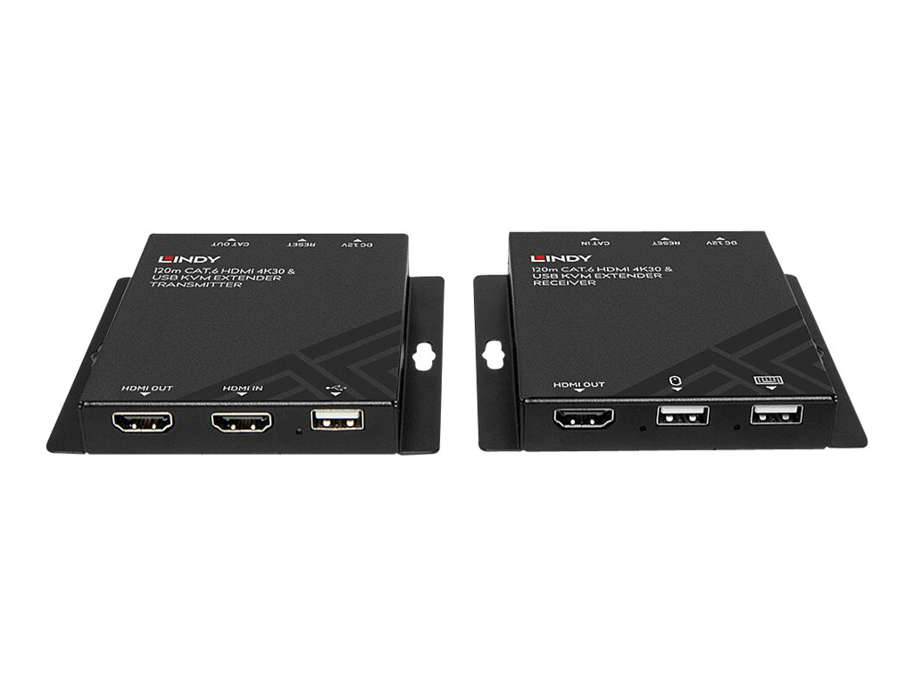 120m Cat.6 KVM Extender, HDMI & USB