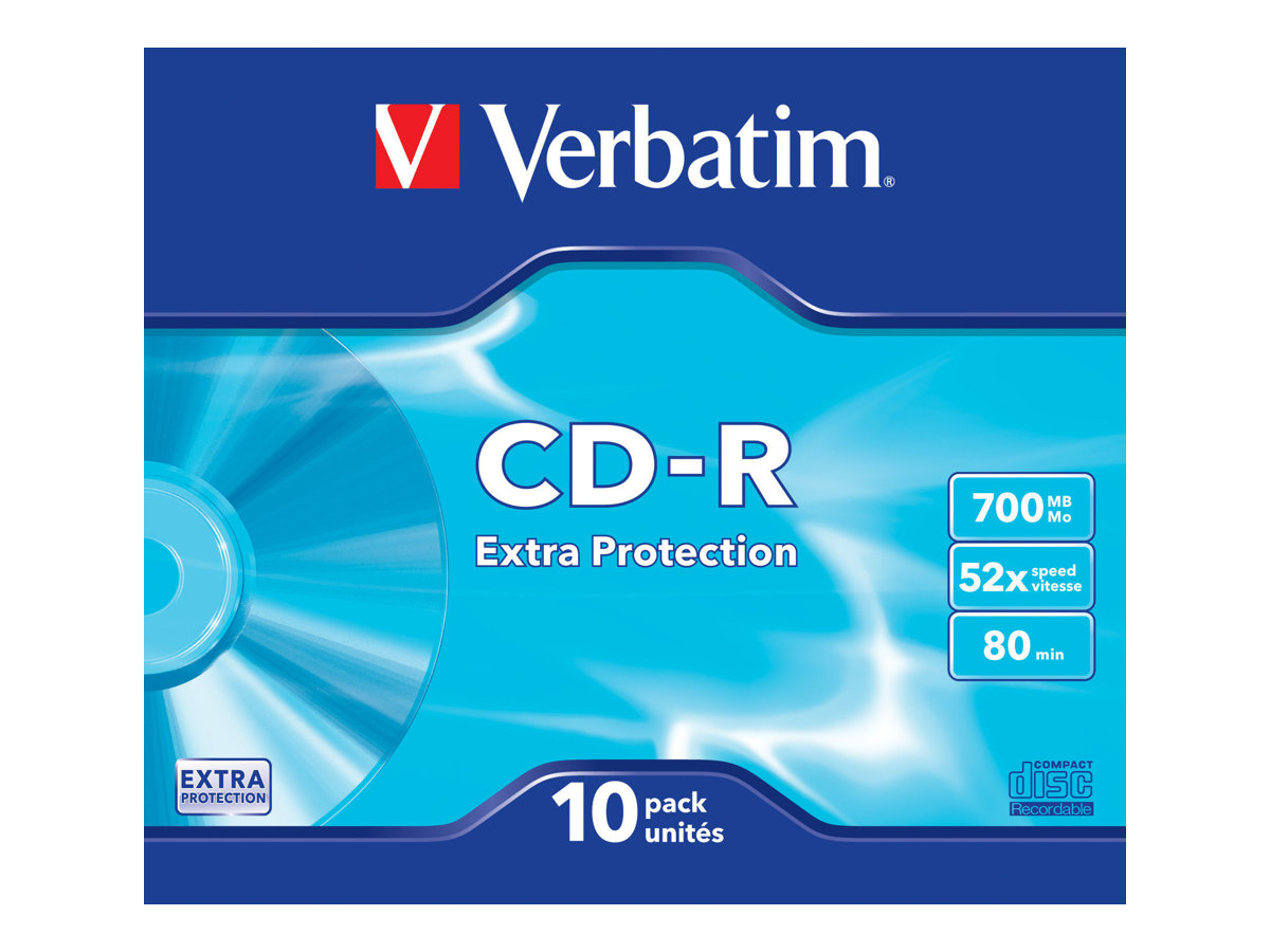 10 x CD-R - 700 MB (80 Min) 52x