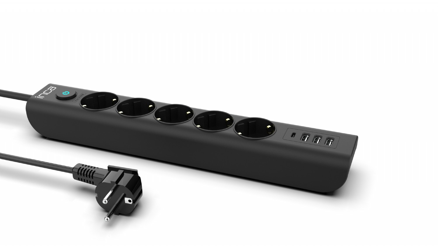 Steckdosenleiste 5x /16A 230V/Max.3680W/LED    1.50m sw