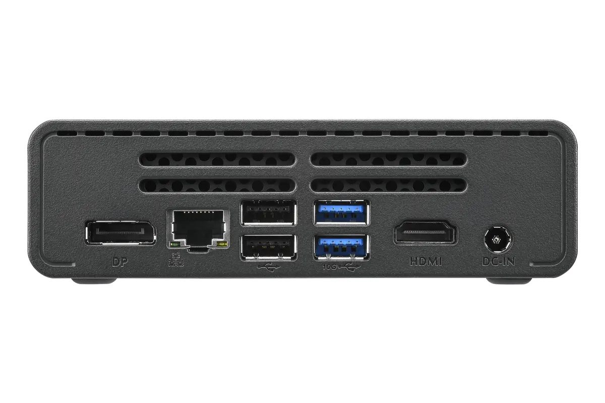 Barebone Mini-PC | Intel N100 | Fanless | DDR4 | M.2 SSD | HDMI | DisplayPort | VESA | 24/7
