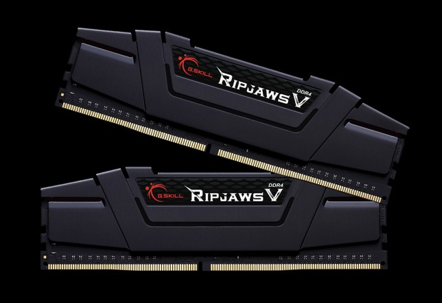 2x 16GB (32GB Kit) DDR4-3200 G.Skill RipJaws V schwarz CL16