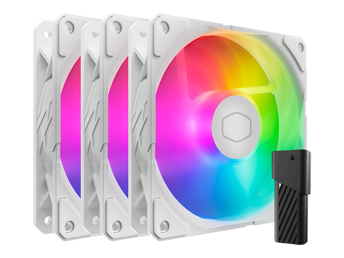 CoolerMaster Lüfter SickleFlow Edge White 120 ARGB 3in1
