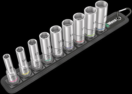 Belt B Deep 1 Steckschlüsseleinsatz-Satz, 3/8"-Antrieb