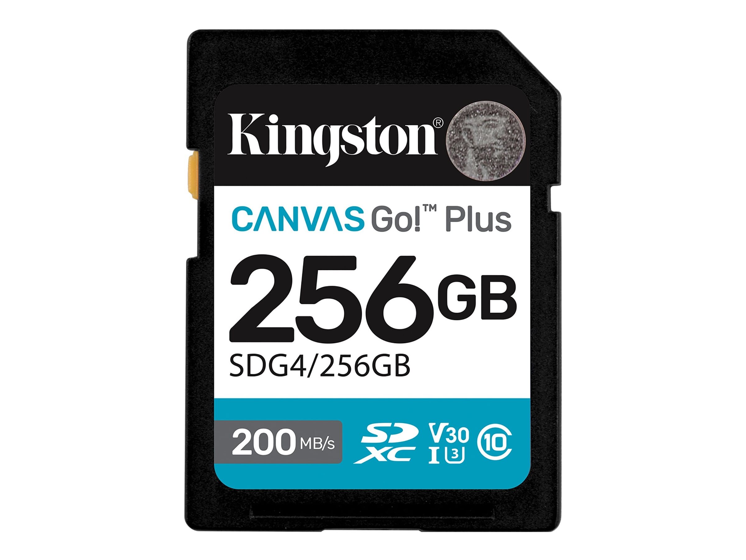 SD Card 256GB Kingston SDXC Canvas Go Plus C10 retail