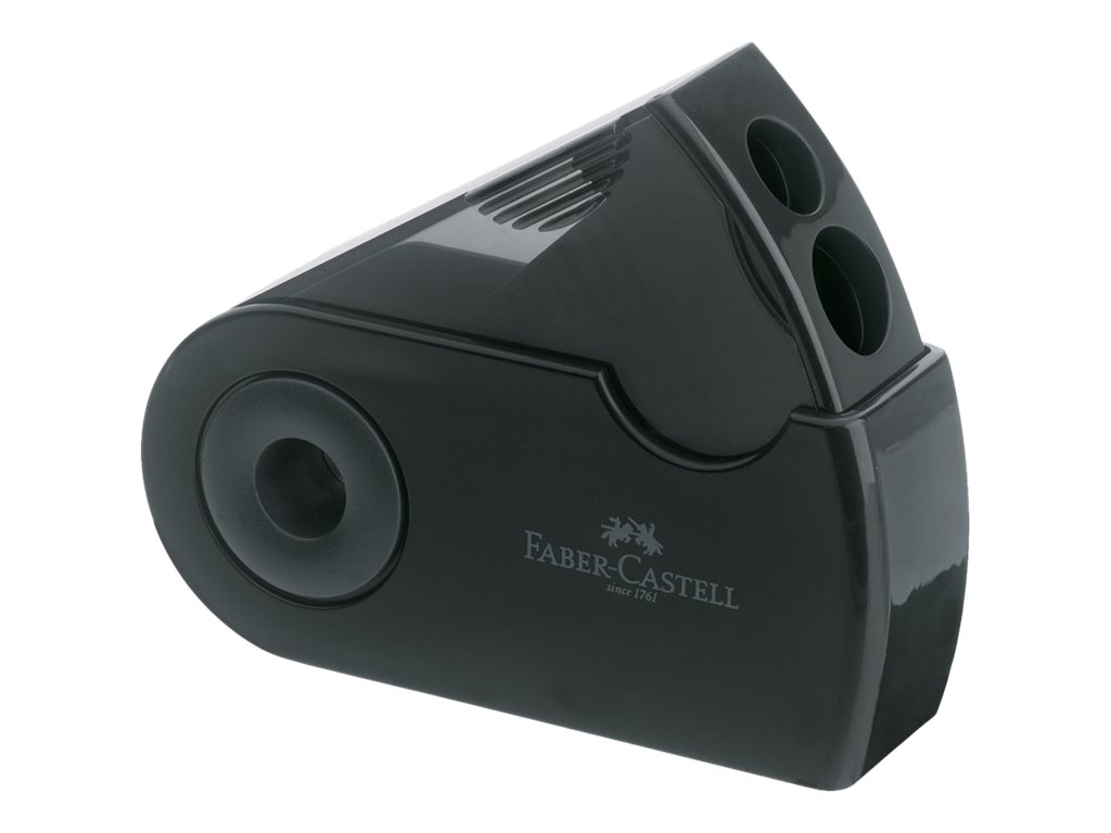 Spitzer Doppelspitzdose Sleeve schwarz