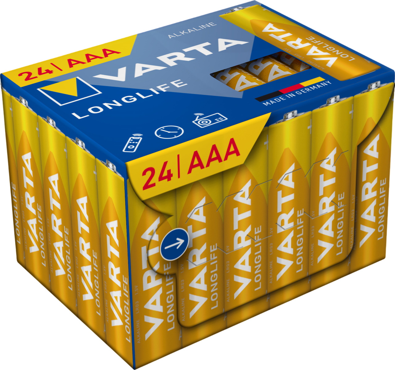 Batterie LONGLIFE AAA Micro LR03 Box 24St.