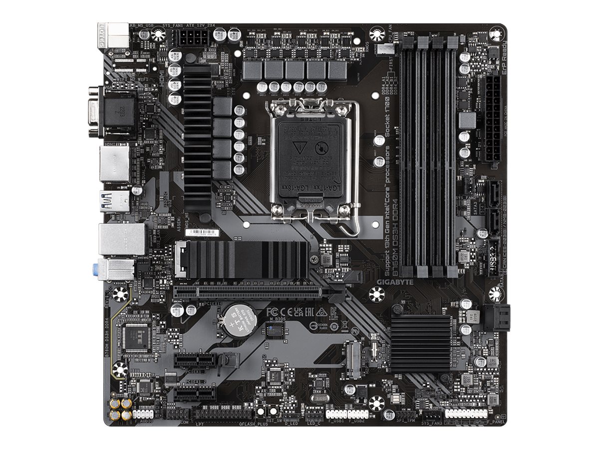 Gigabyte B760M DS3H (DDR4) - Intel B760 - So. 1700 - mATX