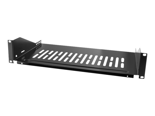 Rack - Regal - Schwarz, RAL 9005 - 2U - 48.3 cm (19")