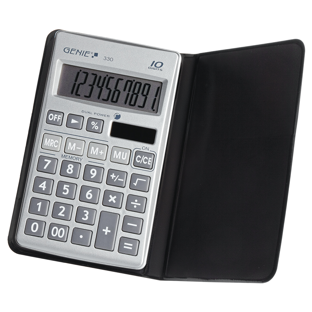 330 – Taschenrechner – schwarz/silber