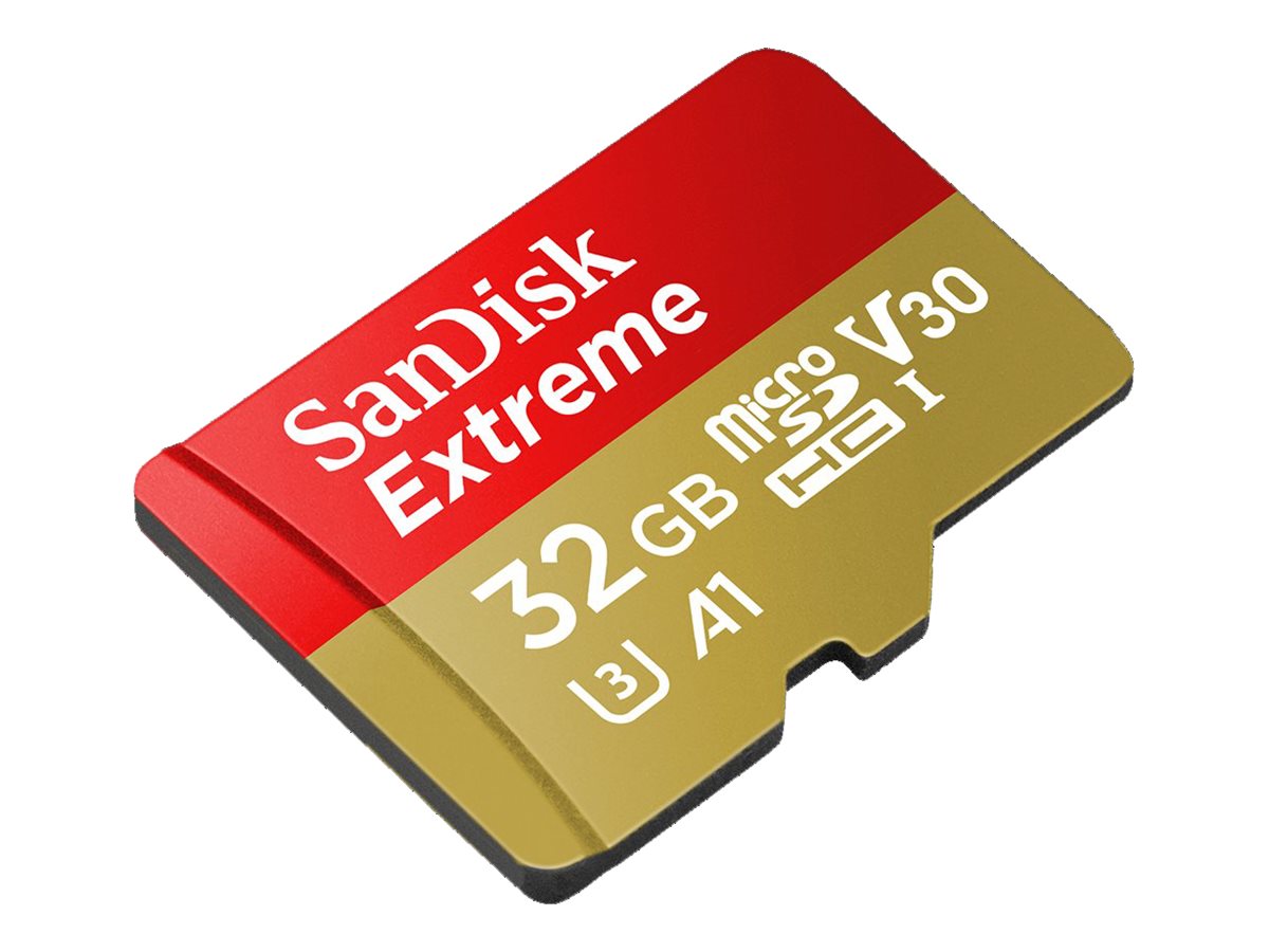 SD MicroSD Card  32GB SanDisk Extreme SDHC inkl. Adapter