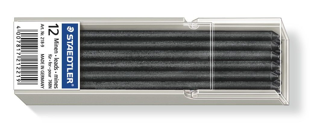 STAEDTLER Lumocolor 218 - Schwarz - 3 mm - 7 cm - 12 Stück(e)