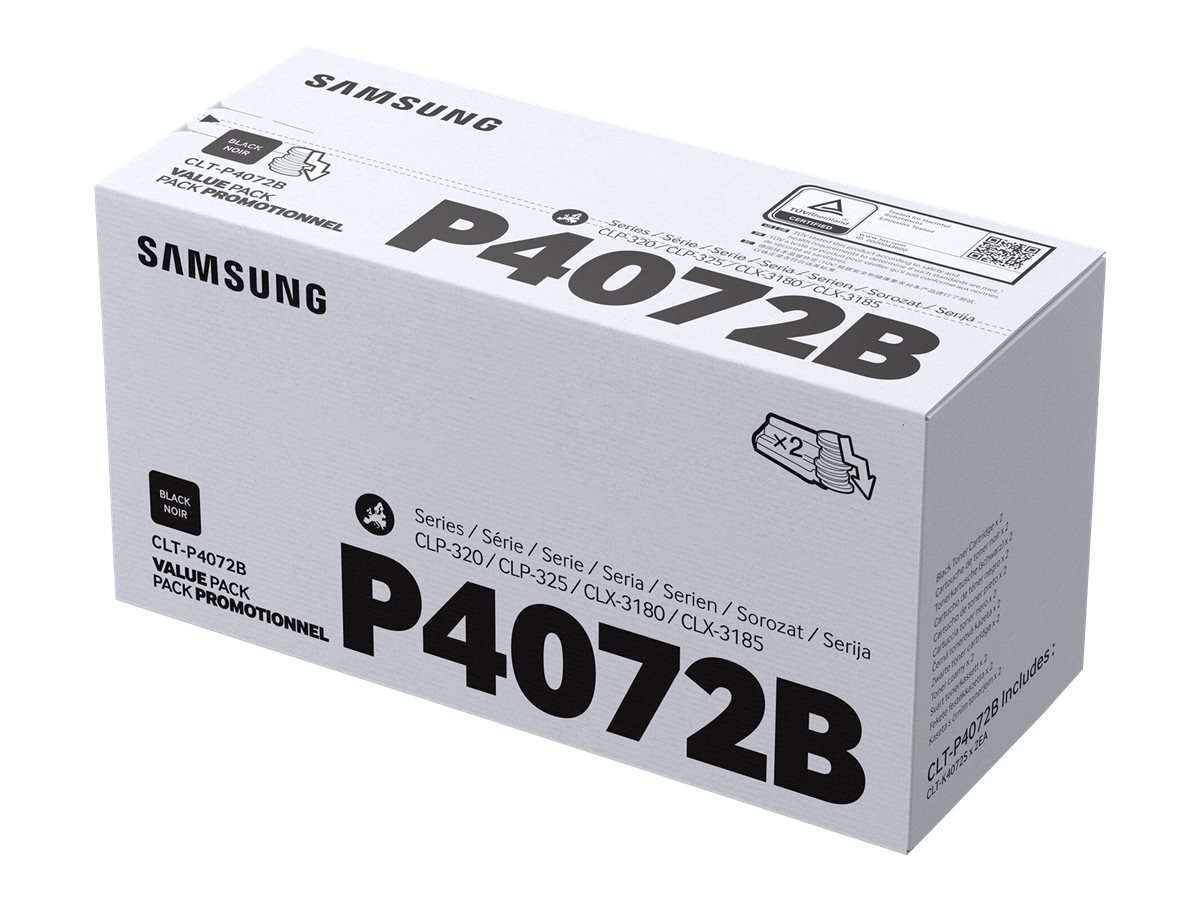 ersetzt Samsung CLT P4072B 2er Pack Schwarz Tonerpatrone