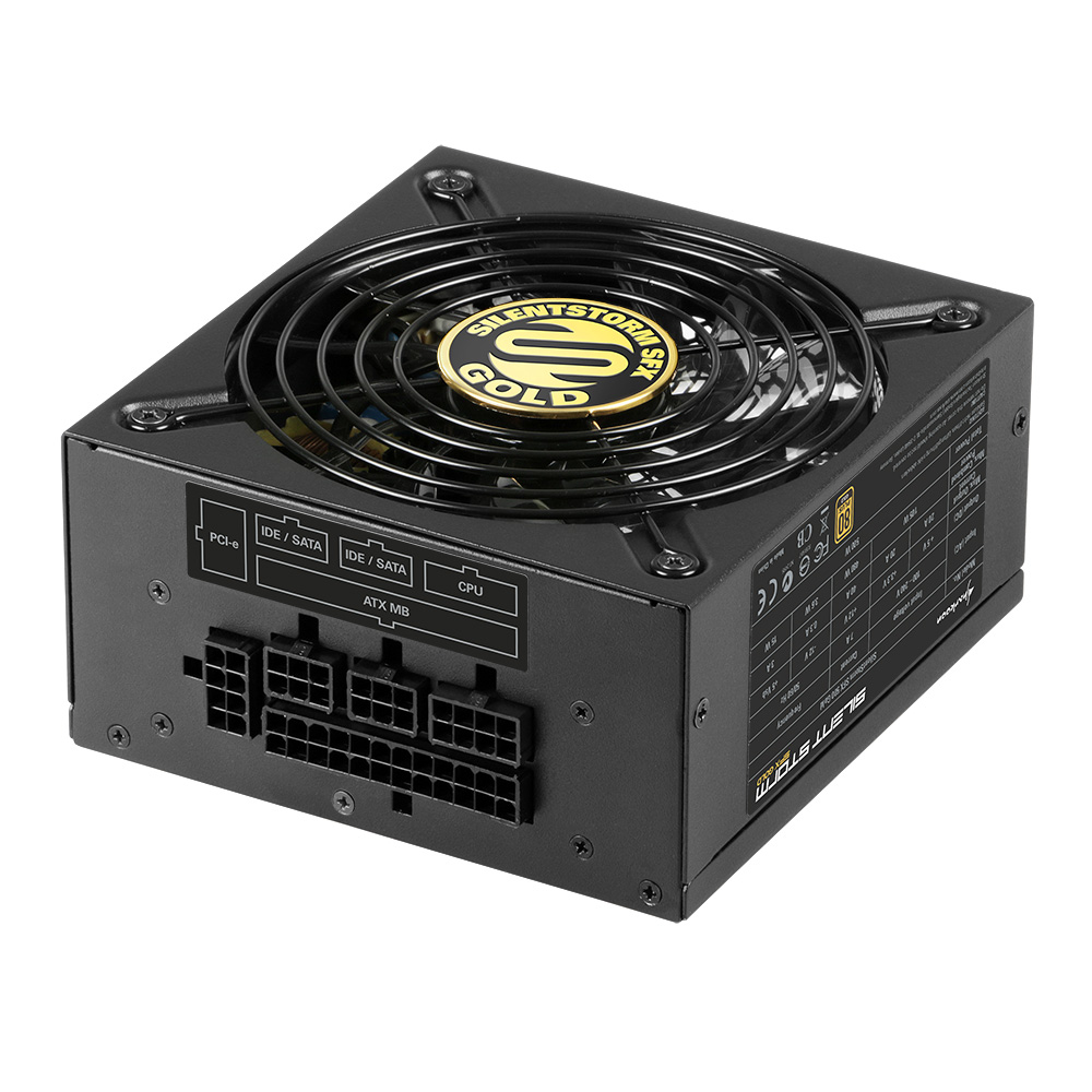 Sharkoon SilentStorm 500W SFX-Netzteil Modular 80+ Gold