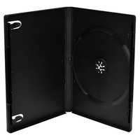 DVD Leerbox 50 Stk. Single schwarz