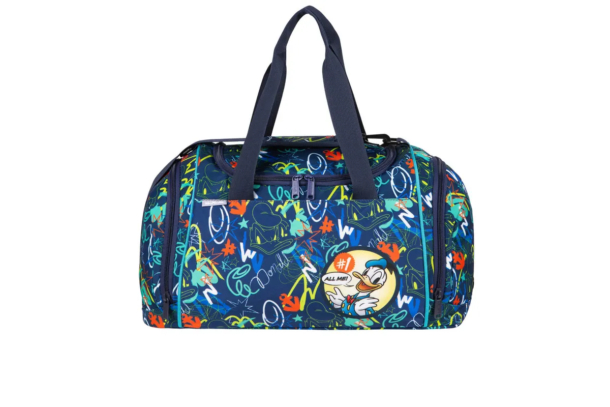 Disney Donald Duck | Sporttasche | 18 l | Nassfach | als Rucksack tragbar