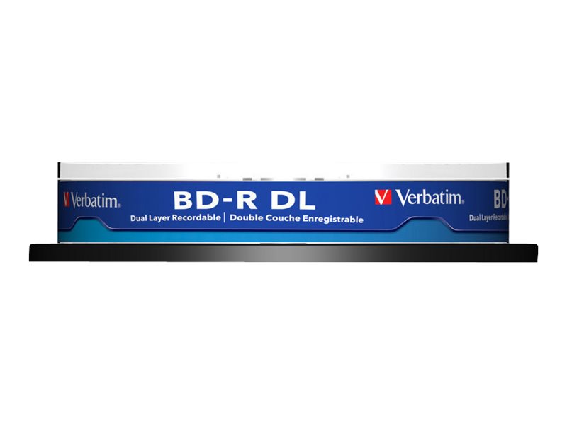 10 x BD-R DL - 50 GB 6x - Spindel