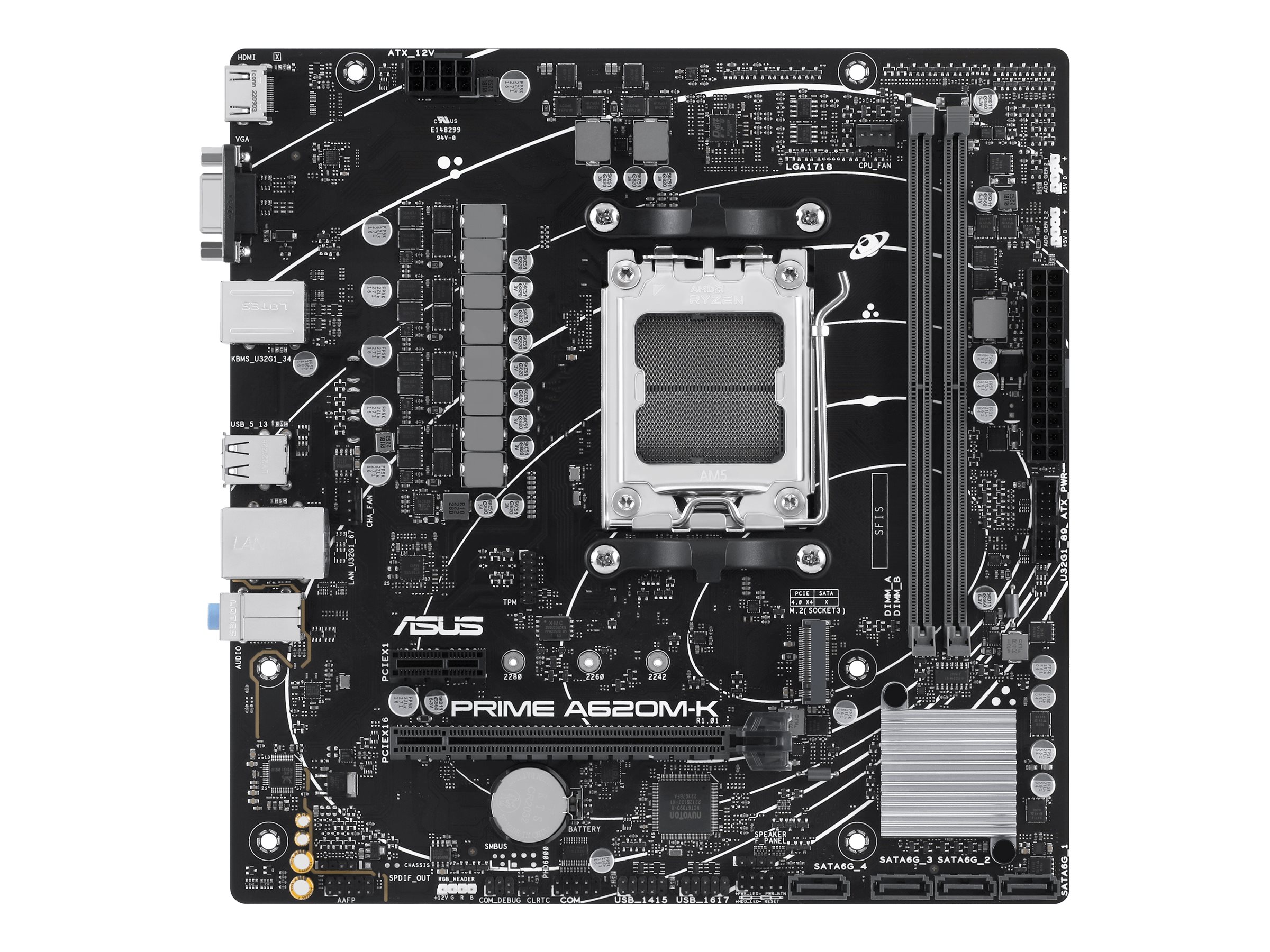 Prime A620M-K - AMD A620 - So. AM5 - mATX