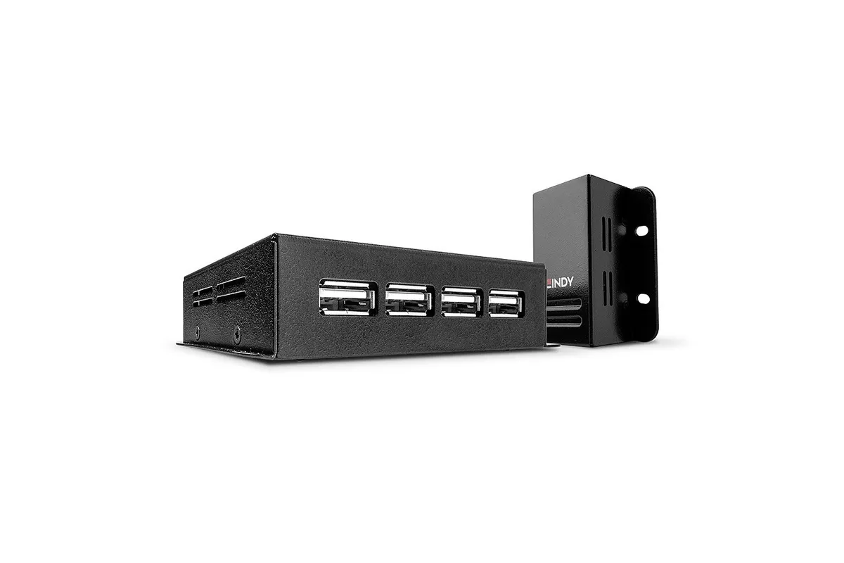 50 m USB 2.0 Cat.6 Extender | 4x USB-A | 480 Mbit/s | Power over Cable