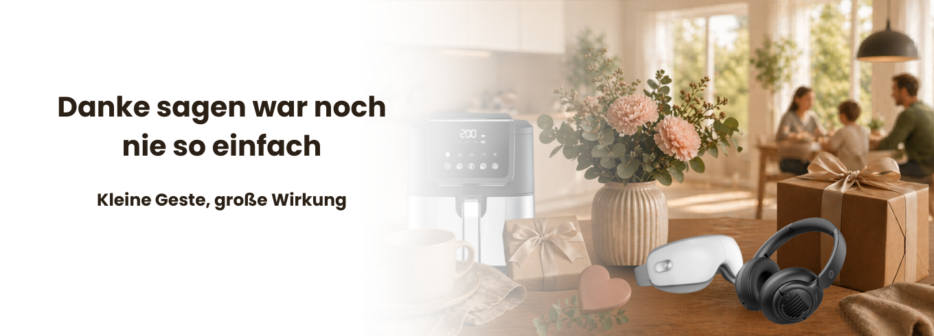 banner-Mutter-Vatertag mit produkten (Kopfhörer, Fritteuse,gesichtsmaske)