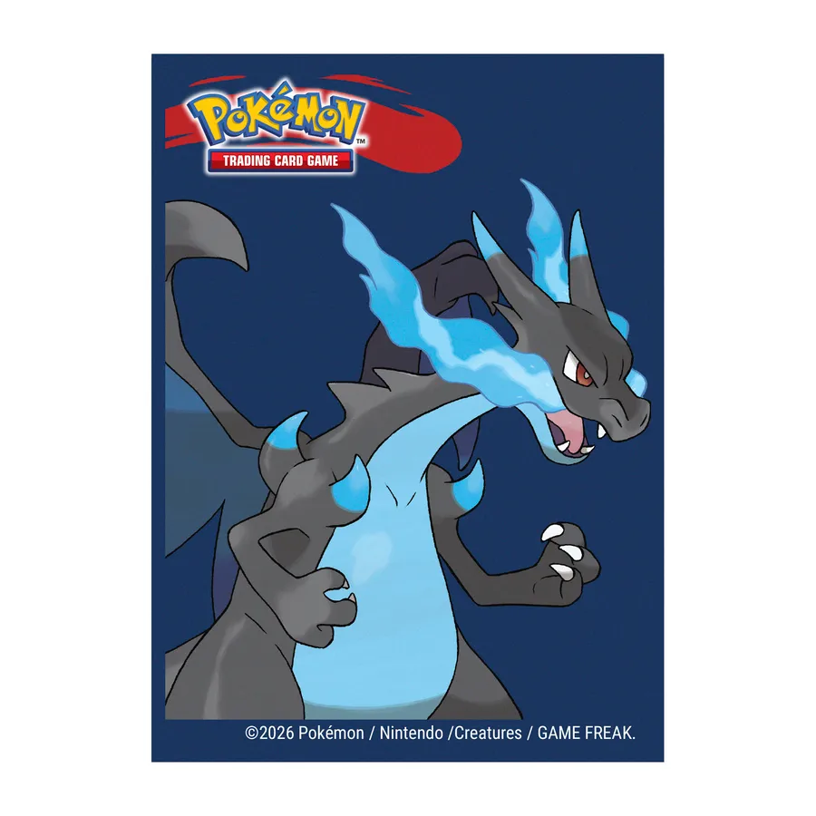 Pokémon TCG Mega Charizard X Deck Protector Sleeves 65 Stück