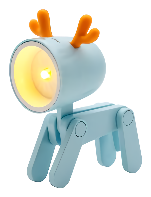 LED-Tier Taschanlampe Blue deer