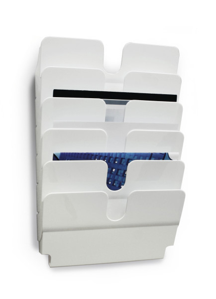 Prospektspenderset Querformat Flexiplus 6 A4 weiß