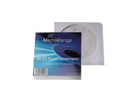 Retailpack 50 Stk.  CD Papiertaschen mit Sichtfenster