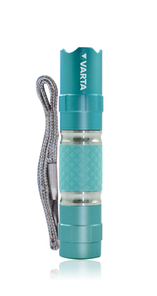 LED Lipstick Light - Hand-Blinklicht - Pink od. Türkis - Aluminium - LED - 1 Lampen - 0,5 W