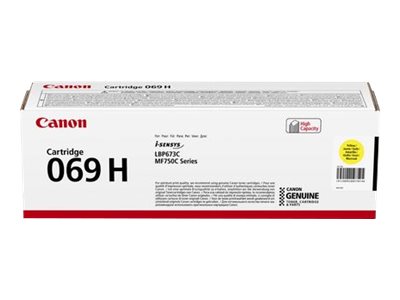 Toner Canon 069H Y           yellow             5500 Seiten