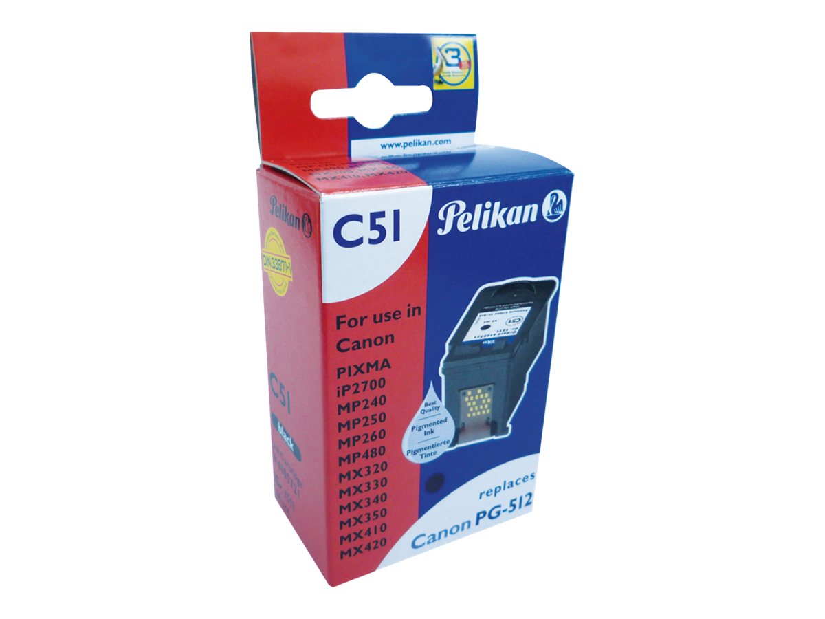 Pelikan Patrone Canon C51 PG512 black pig. remanufactured