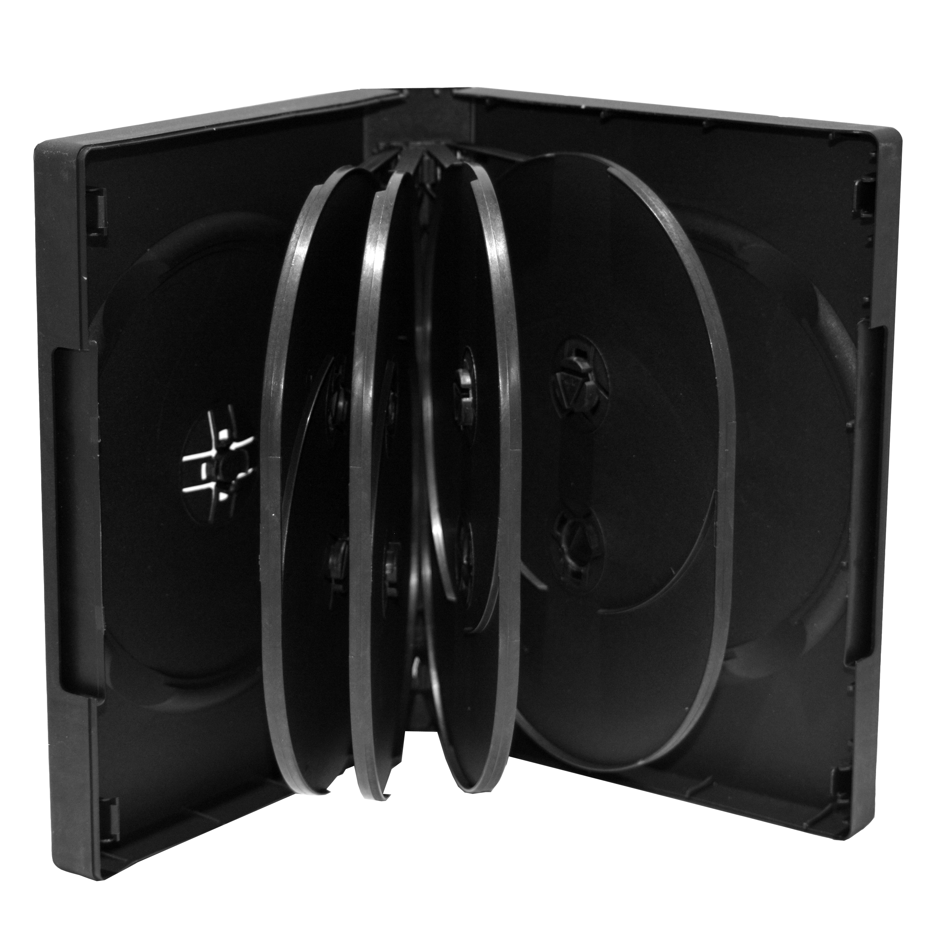 BOX35-10 - DVD-Hülle - 10 Disks - Schwarz - Kunststoff - 120 mm - 33 mm