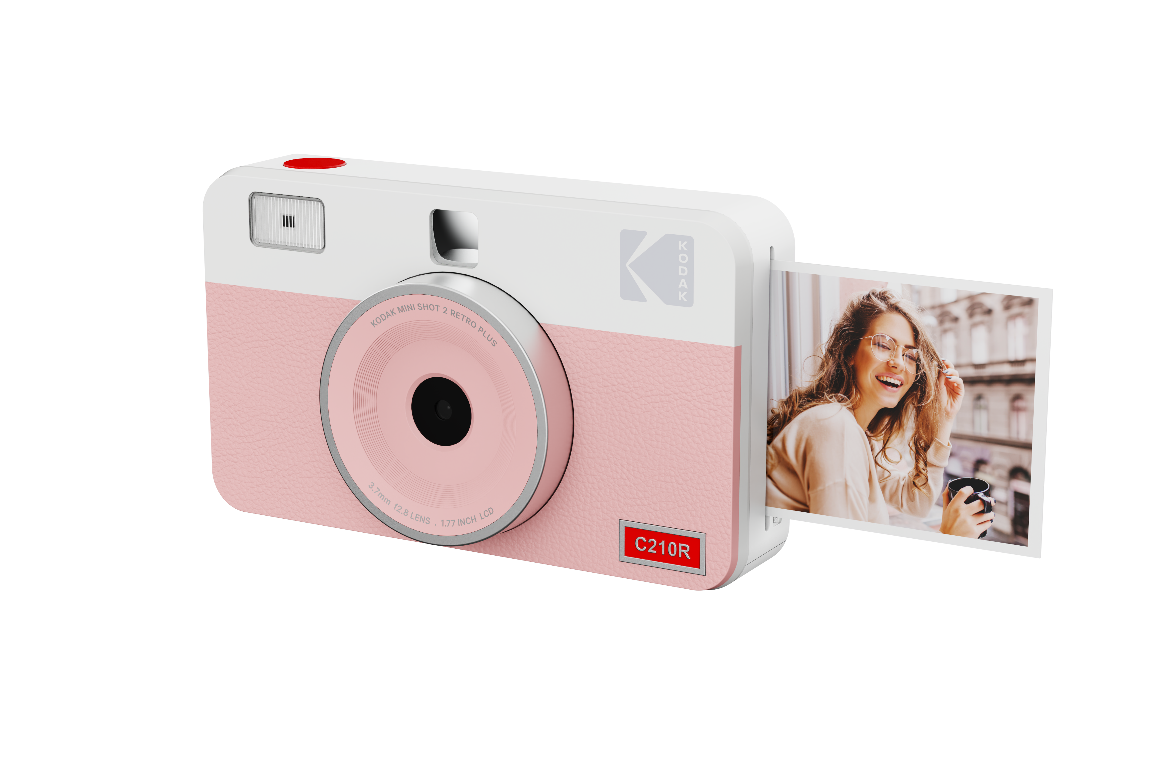 Mini Shot 2 Retro Sofortbildkamera mit Fotodrucker Pink