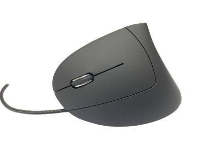MROS231 - Linkshändig - Vertikale Ausführung - Optisch - USB Typ-A - 2400 DPI - Schwarz